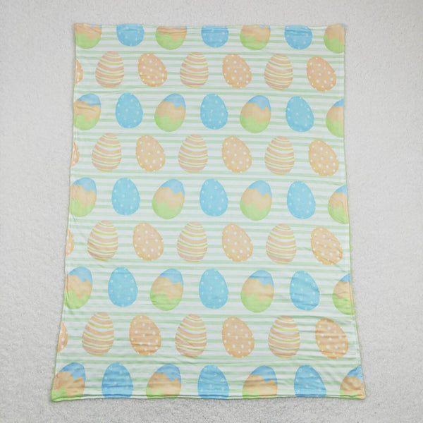 BL0102 baby newborn egg minky blanket easter blanket
