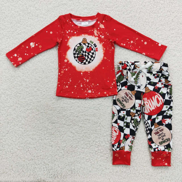 BLP0209 toddler boy clothes boy christmas outfit