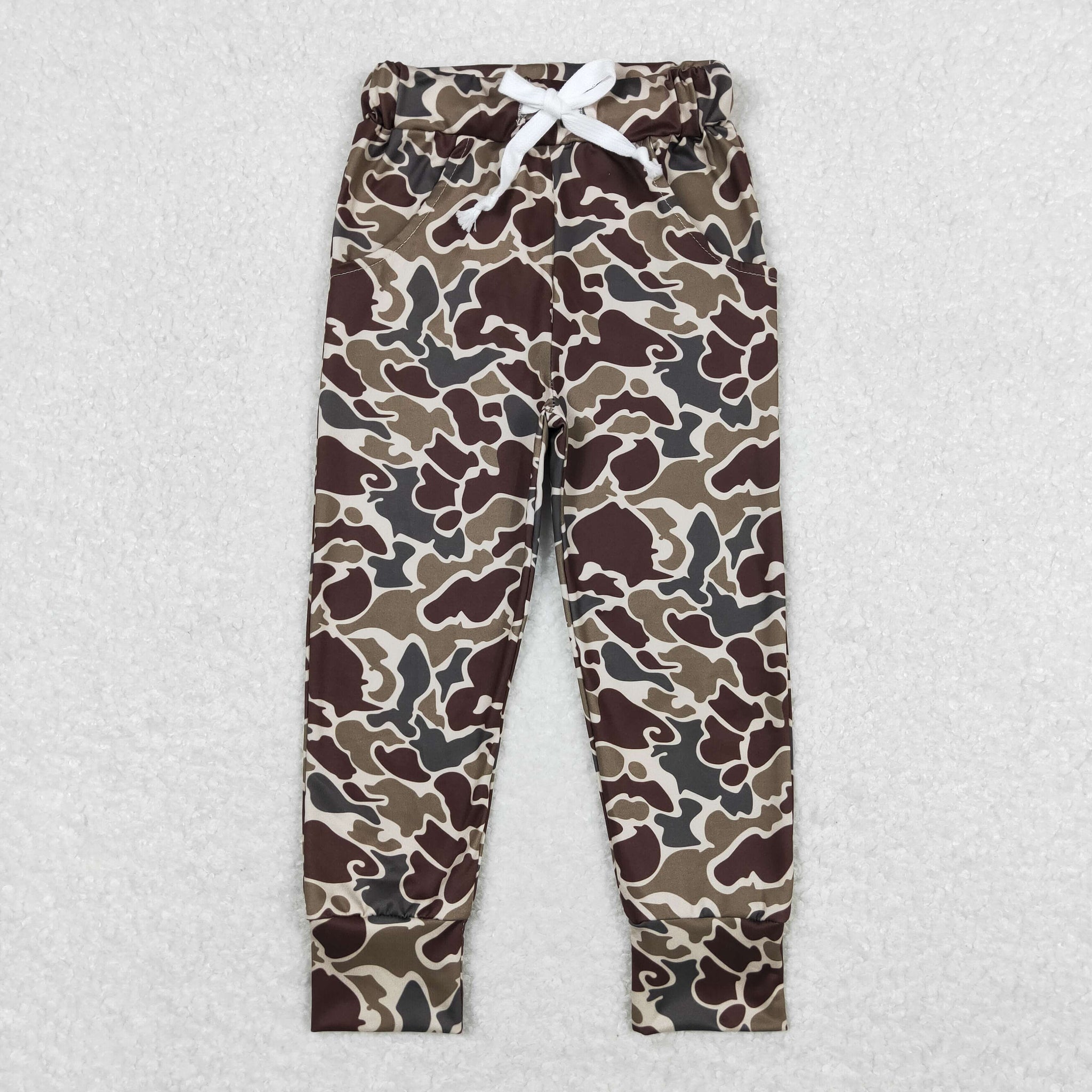 P0433 RTS baby boy clothes camo clothes boy winter pant 3-6M-7-8T