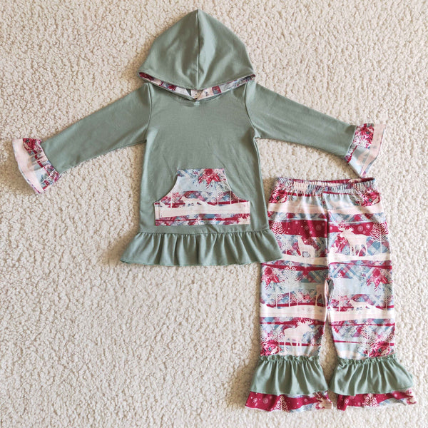 kids clothes deer matching clothing