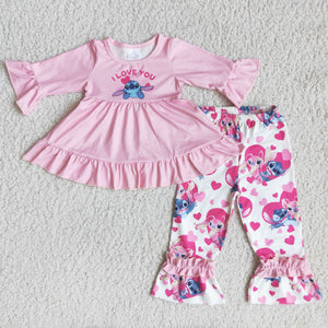 6 B1-35 baby girl clothes heart cartoon girl winter outfit-promotion 2024.1.13 $5.5