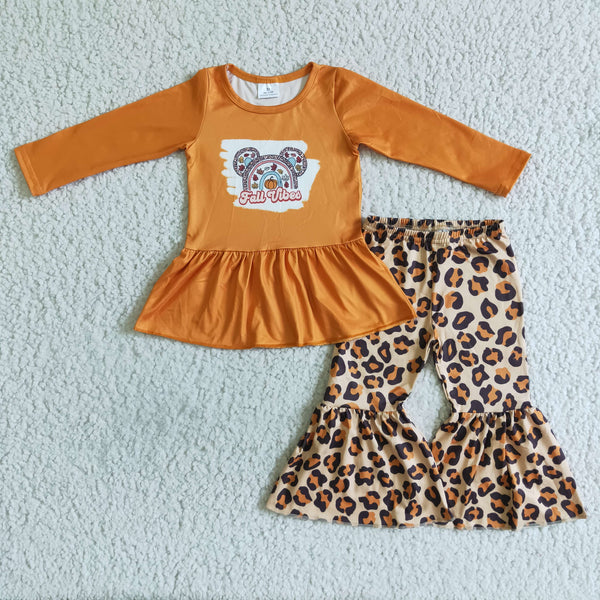 GLP0115 orange leopard halloween set