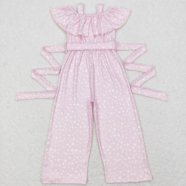 SR0420 RTS baby girl clothes pink toddler summer clothes kids clothing summer jumpsuit