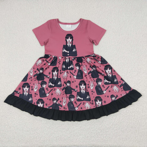 GSD0288 toddler girl clothes short sleeve summer dress-promotion 2025.1.11 $5.5