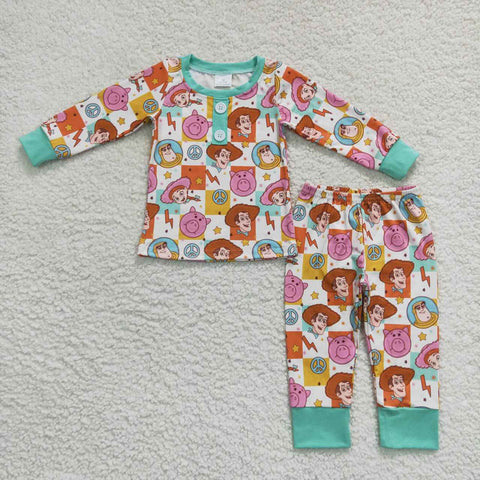 BLP0279 toddler boy clothes cartoon boy winter pajamas set-promotion 2024.12.21 $5.5