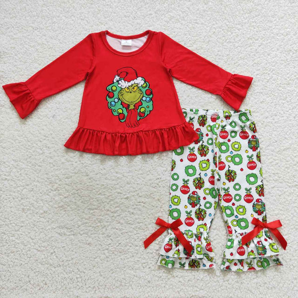 GLP0690  toddler girl clothes girl christmas outfit