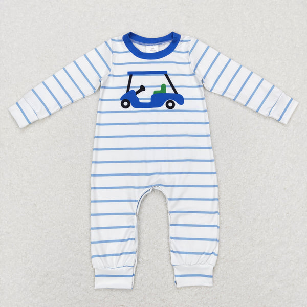 LR0848 baby boy clothes golf blue boy winter romper