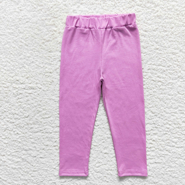 P0211 kids clothes purple cotton winter pant girl straight pant