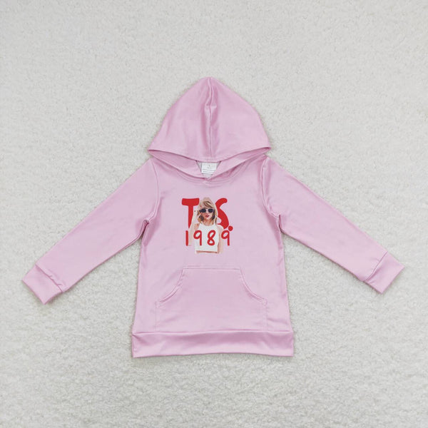 GT0436 baby girl clothes girl 1989 singer print girl hoodies shirt toddler hoodies top 1