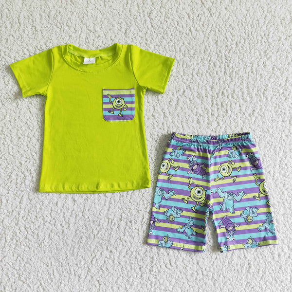 kids summer matching cartoon set