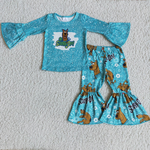 6 B5-5 toddler girl clothes cartoon blue winter long sleeve set--promotion 2025.1.4 $2.99