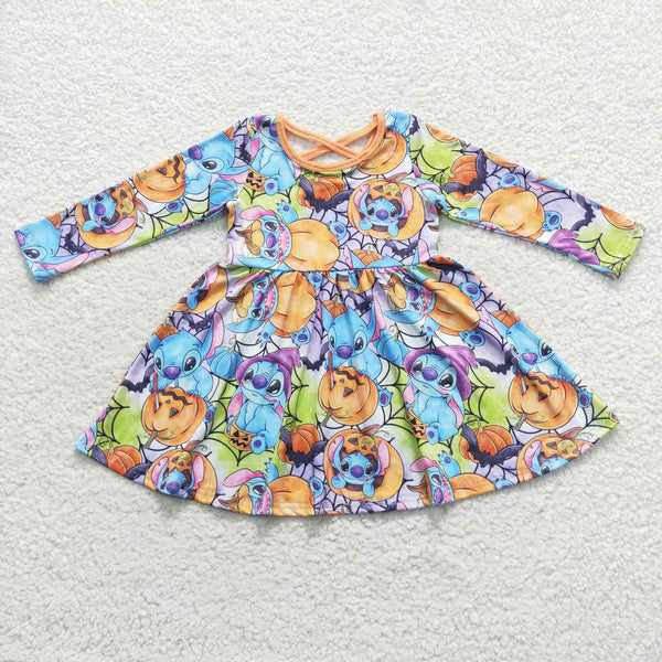 GLD0330 kids clothes girls cartoon girl halloween dress