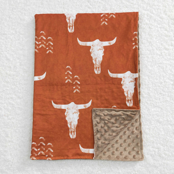BL0070 baby newborn cow cartoon blanket