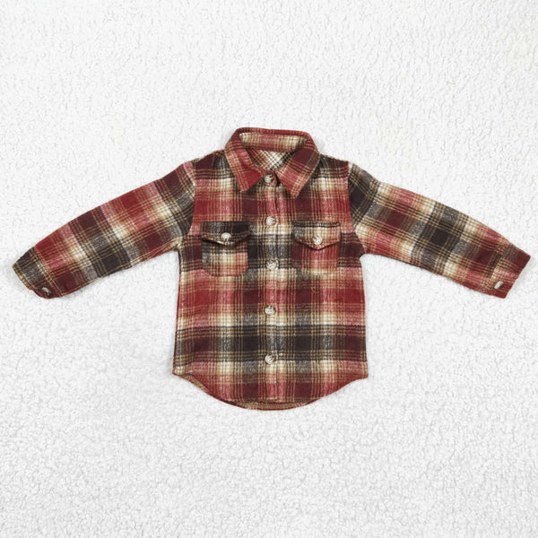 BT0191 toddler clothes pocket shirt