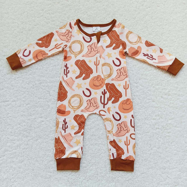 LR0431 baby clothes western baby winter romper