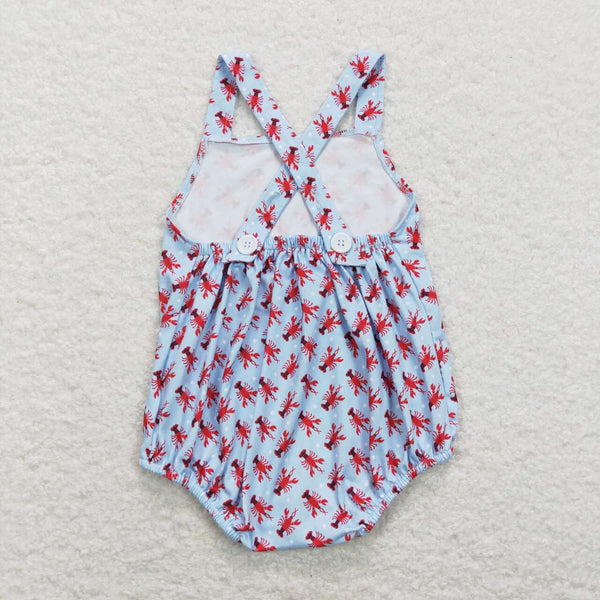 SR0746 baby boy clothes boy summer bubble toddler crawfish clothes