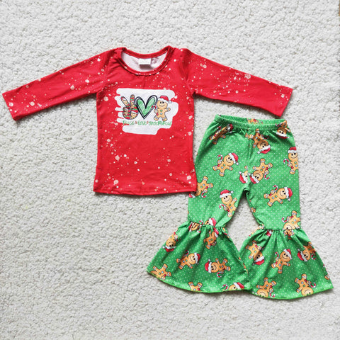 6 C10-29 baby girl clothes red cartoon christmas outfits - -promotion 2024.11.23 $2.99