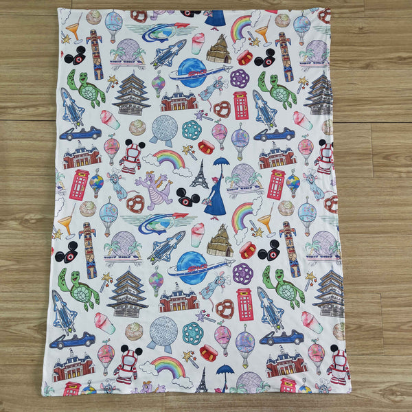 baby kid soft cartoon blanket