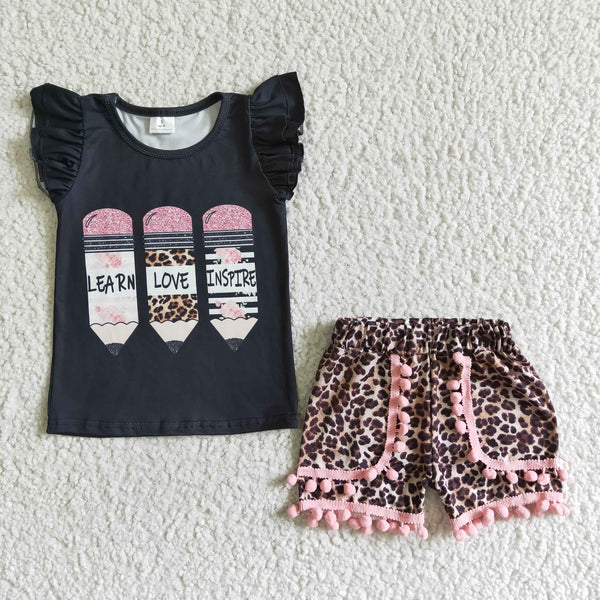 GSSO0117 girl clothes back to school set