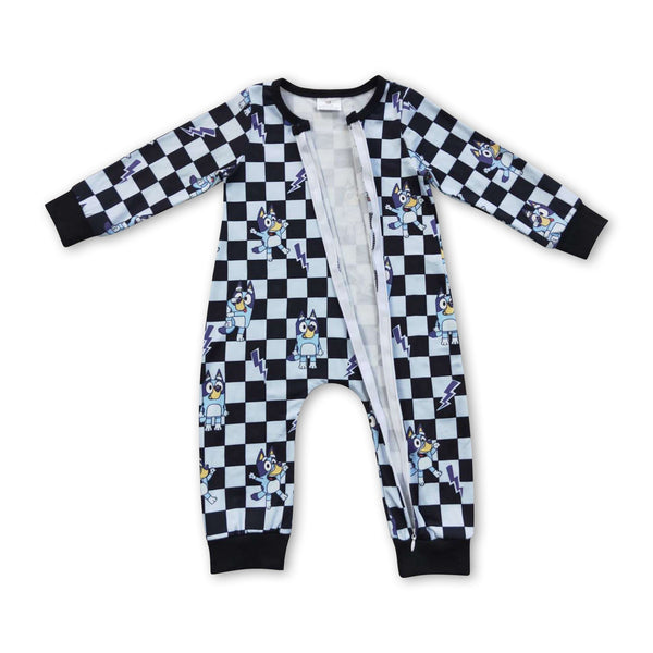 LR0303 baby girl clothes zipper winter romper