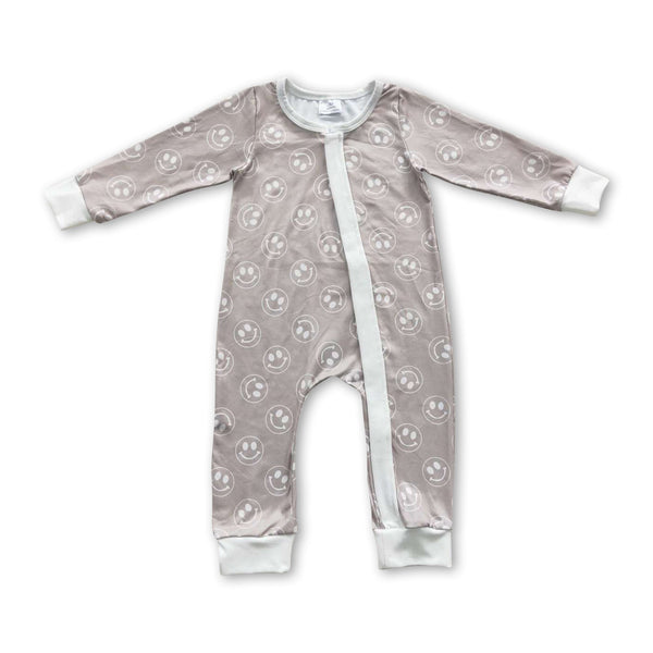 LR0310 baby clothes zipper baby winter romper
