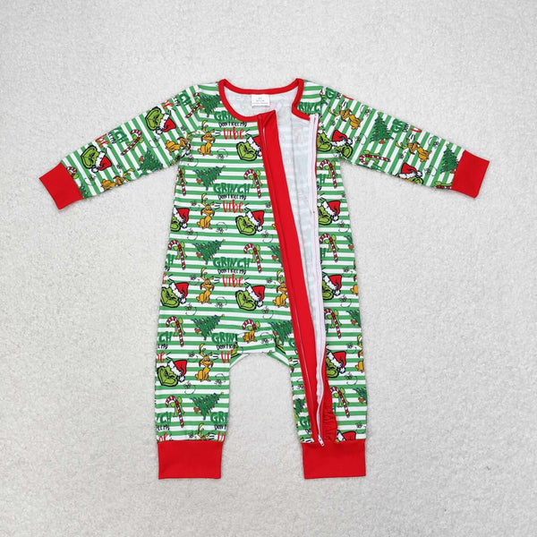 LR1054 RTS baby girl clothes cartoon toddler girl christmas winter romper