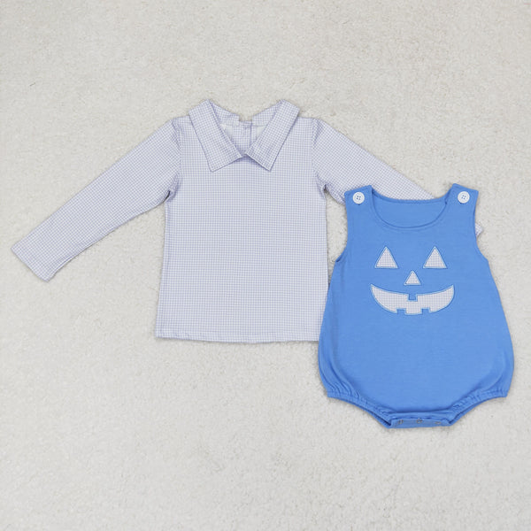 LR1172 RTS  baby clothes ghost boy halloween bubble set
