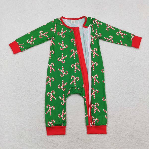 LR1237 RTS baby boy clothes crutch boy christmas winter romper-Bamboo