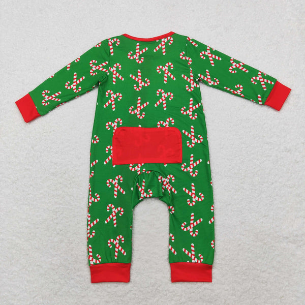 LR1237 RTS baby boy clothes crutch boy christmas winter romper-Bamboo