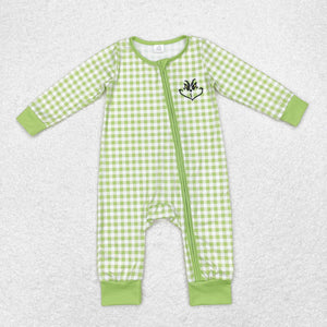 LR1251 RTS Bamboo baby boy clothes cartoon  boy christmas winter romper