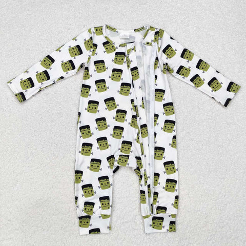 LR1471 RTS baby boy clothes zombie cartoon boy halloween winter romper