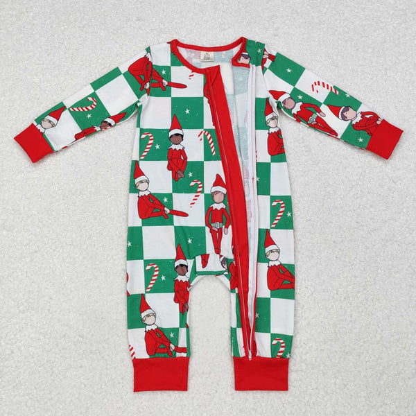 LR1817 RTS baby boy clothes boy winter christmas romper