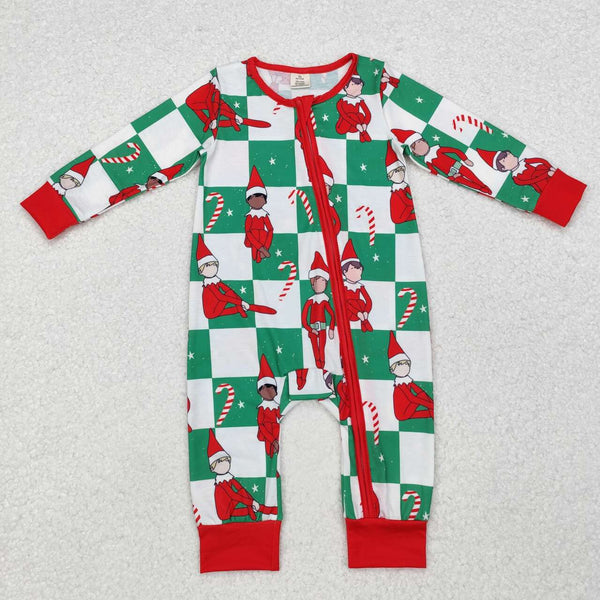 LR1817 RTS baby boy clothes boy winter christmas romper