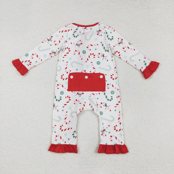 LR1842 RTS baby girl clothes girl christmas romper