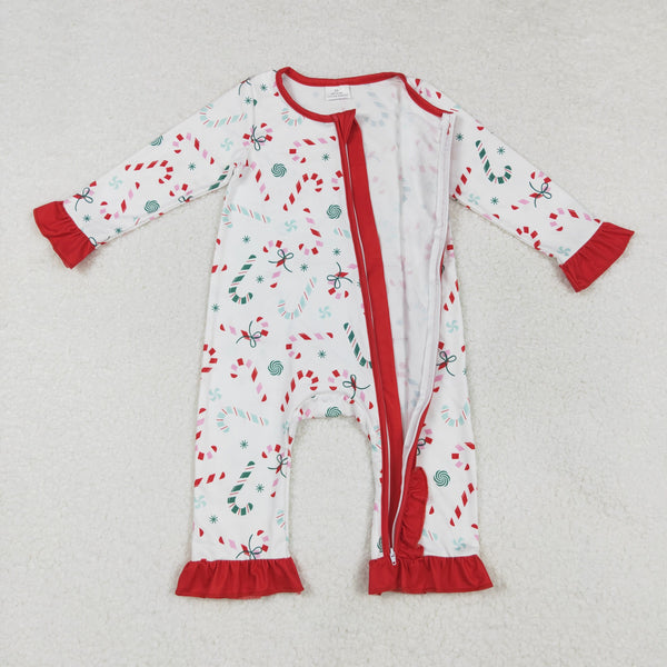 LR1842 RTS baby girl clothes girl christmas romper