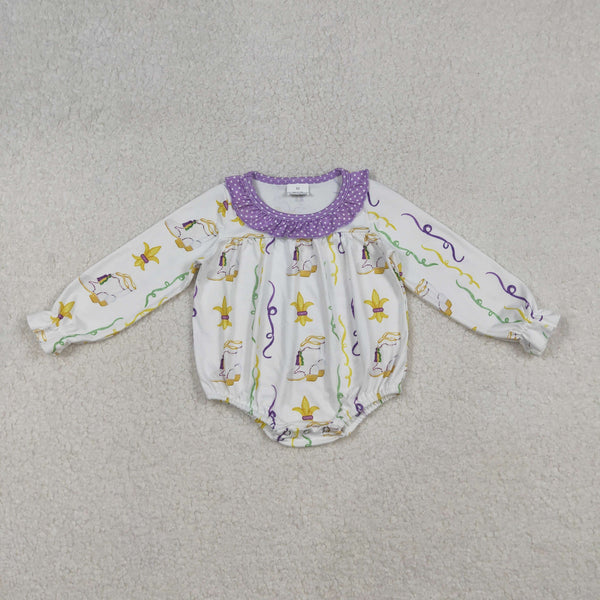 RTS kids matching clothing mardi gras print clothing girl winter clothing-2025.10.17