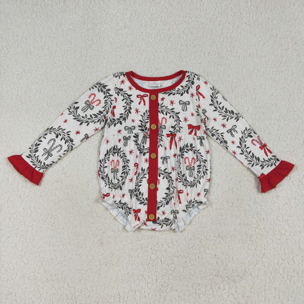 LR2252 RTS baby girl clothes toddler girl christmas bubble