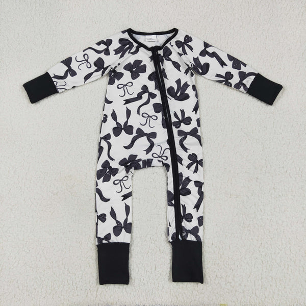 RTS kids matching clothing black bows print clothing winter clothing