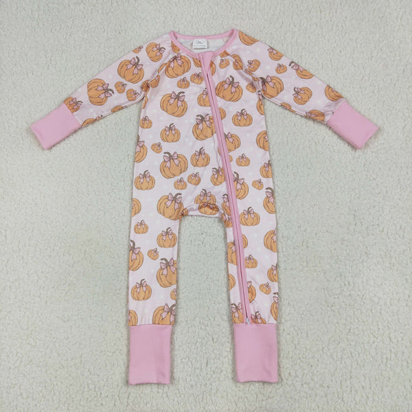 RTS kids matching clothing pumpkin print clothing girl winter clothing-2025.8.12