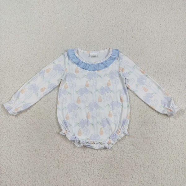 RTS kids matching clothing pumpkin print clothing girl fall winter clothing-2025.8.12