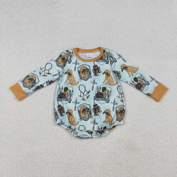 LR2439 RTS baby boy clothes hunting boy fall winter bubble