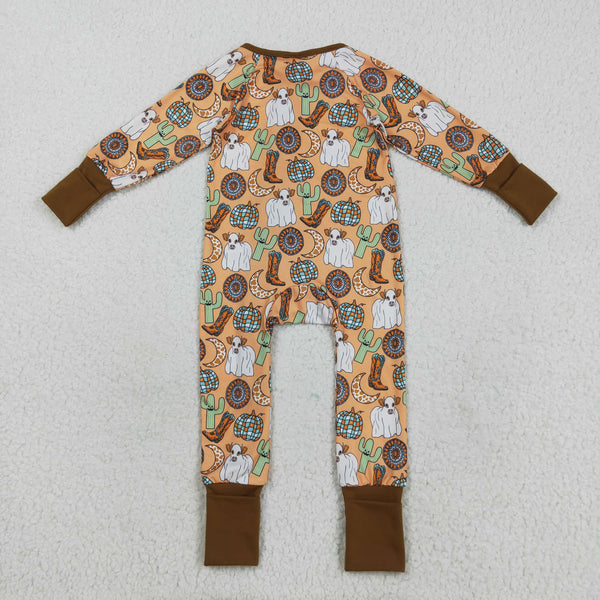 LR2463 RTS baby boy clothes cowboy boy winter romper