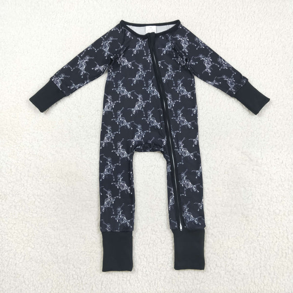 LR2466 RTS baby boy clothes cowboy boy winter romper