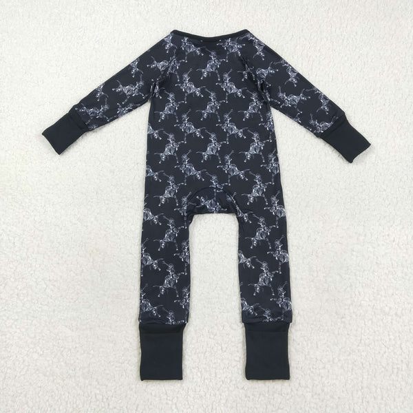 LR2466 RTS baby boy clothes cowboy boy winter romper