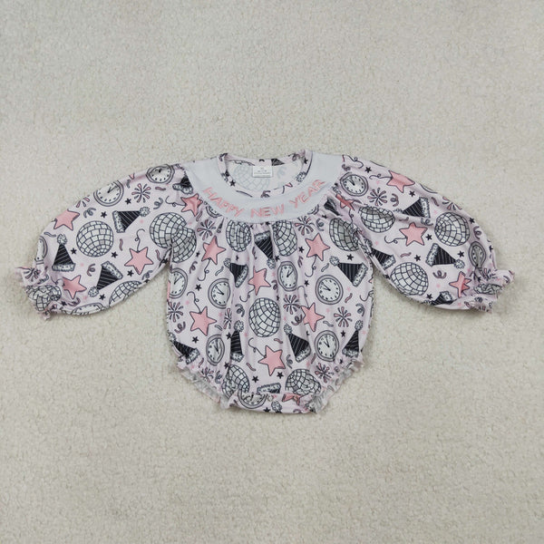 LR2493 pre-order baby girl clothes happy new year girl winter embroidery bubble-real pic 2025.9.7