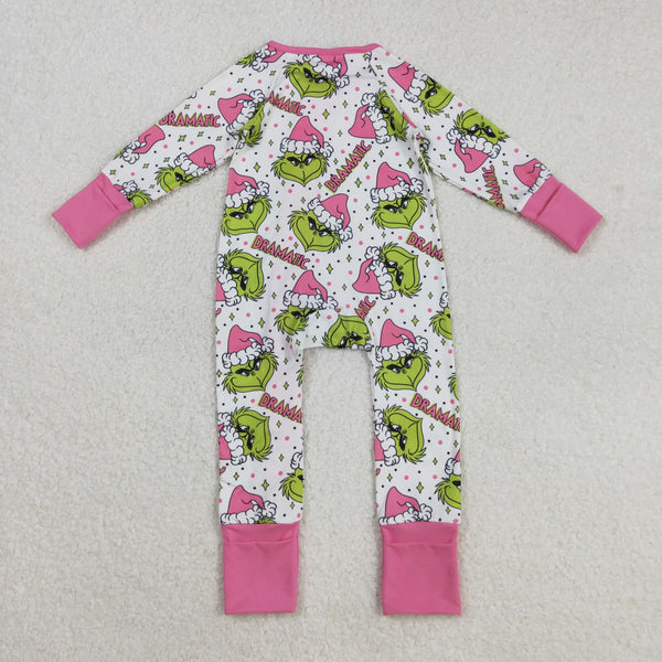 LR2495 RTS baby girl clothes cartoon girl christmas winter romper