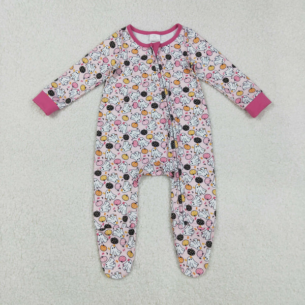 LR2506 RTS baby girl clothes ghost girl halloween winter romper