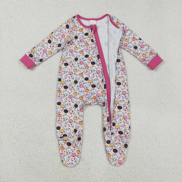 LR2506 RTS baby girl clothes ghost girl halloween winter romper