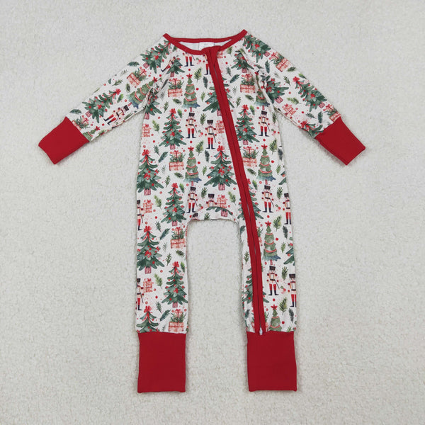 LR2507 RTS baby girl clothes cartoon girl christmas winter romper