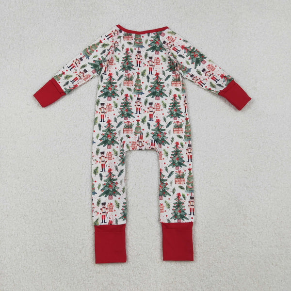 LR2507 RTS baby girl clothes cartoon girl christmas winter romper
